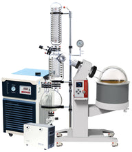 Load image into Gallery viewer, Rotovap 2.6G/10L w/ -30°C Chiller &amp; ULVAC PTFE Pump 220V
